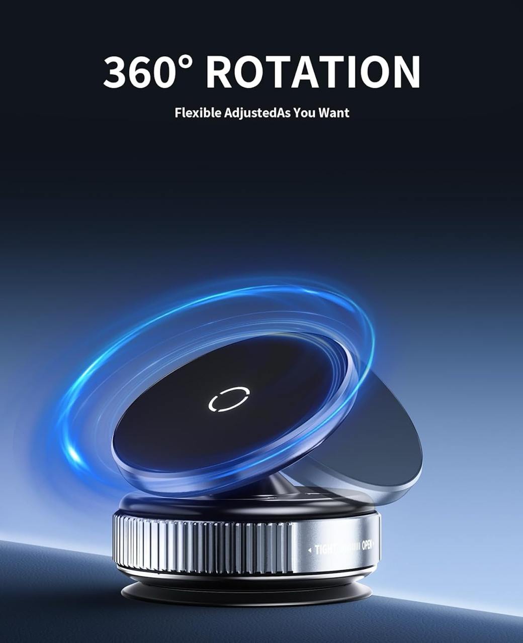 Magnetic Vacuum Suction Phone Holder