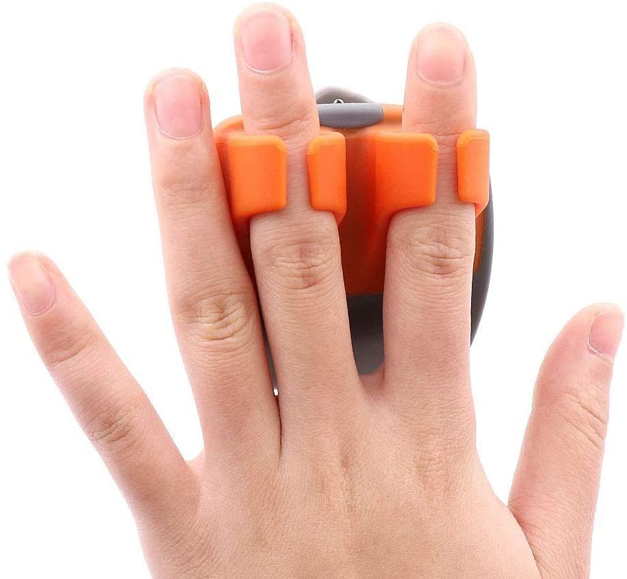 Hand Vegetable Peeler Palm Peeler Rubber Finger Grips Comfortable (Set Of 2)